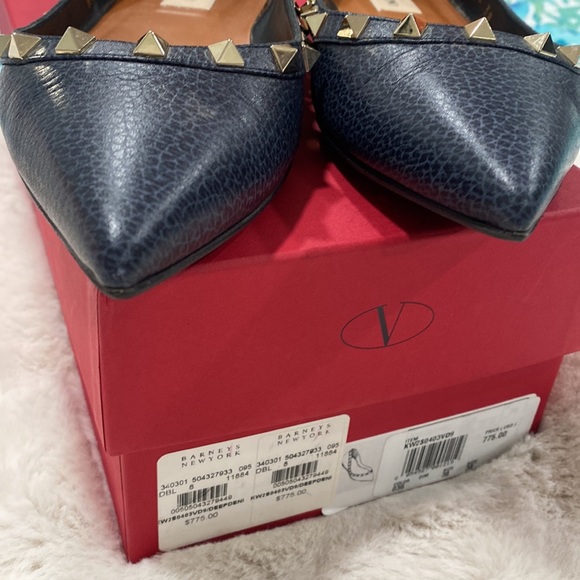 Valentino leather flats with studs - Picture 4 of 8